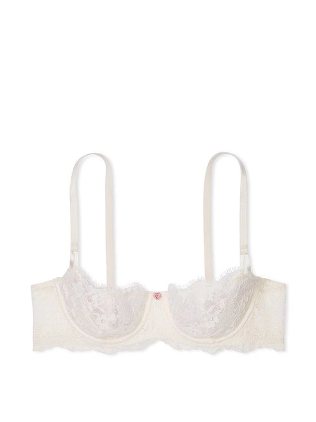 Coconut White Lace Unlined Balcony Bra | Victoria's Secret United Kingdom