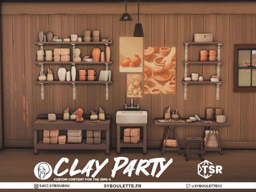 clay workshop cc sims 4 - Syboulette Custom Content for The Sims 4