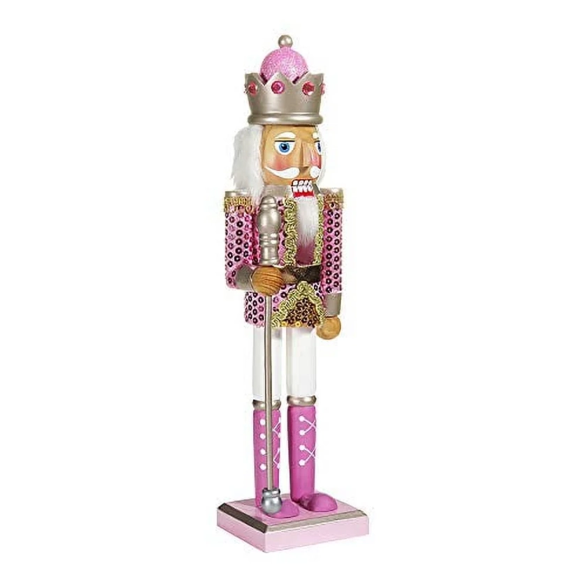 Kurt Adler 15-Inch Pink Nutcracker - Walmart.com