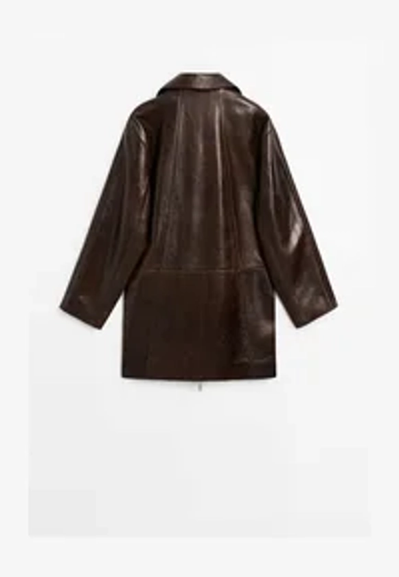 VINTAGE - Manteau court - dark brown