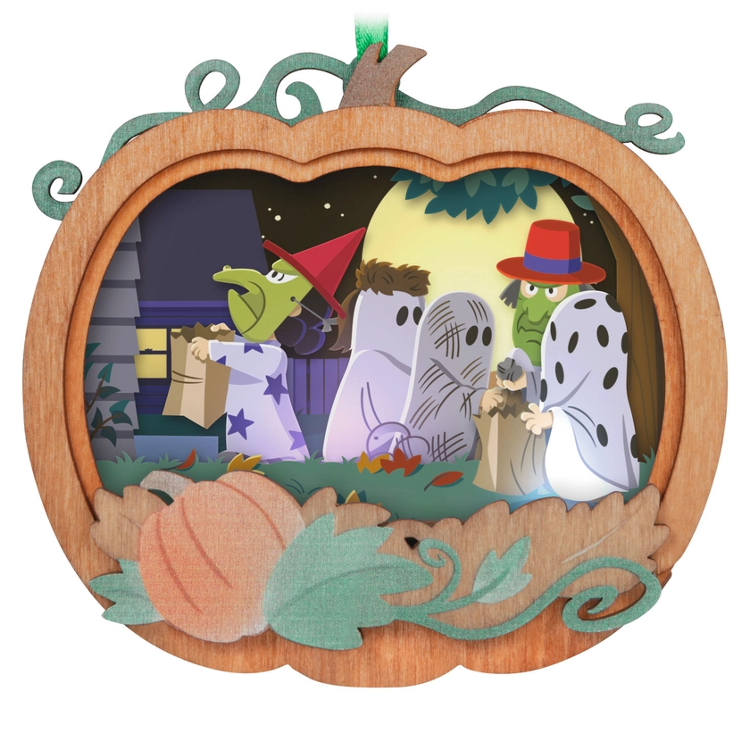 The Peanuts® Gang It's the Great Pumpkin, Charlie Brown Papercraft Ornament With Light for only USD 21.99 | Hallmark