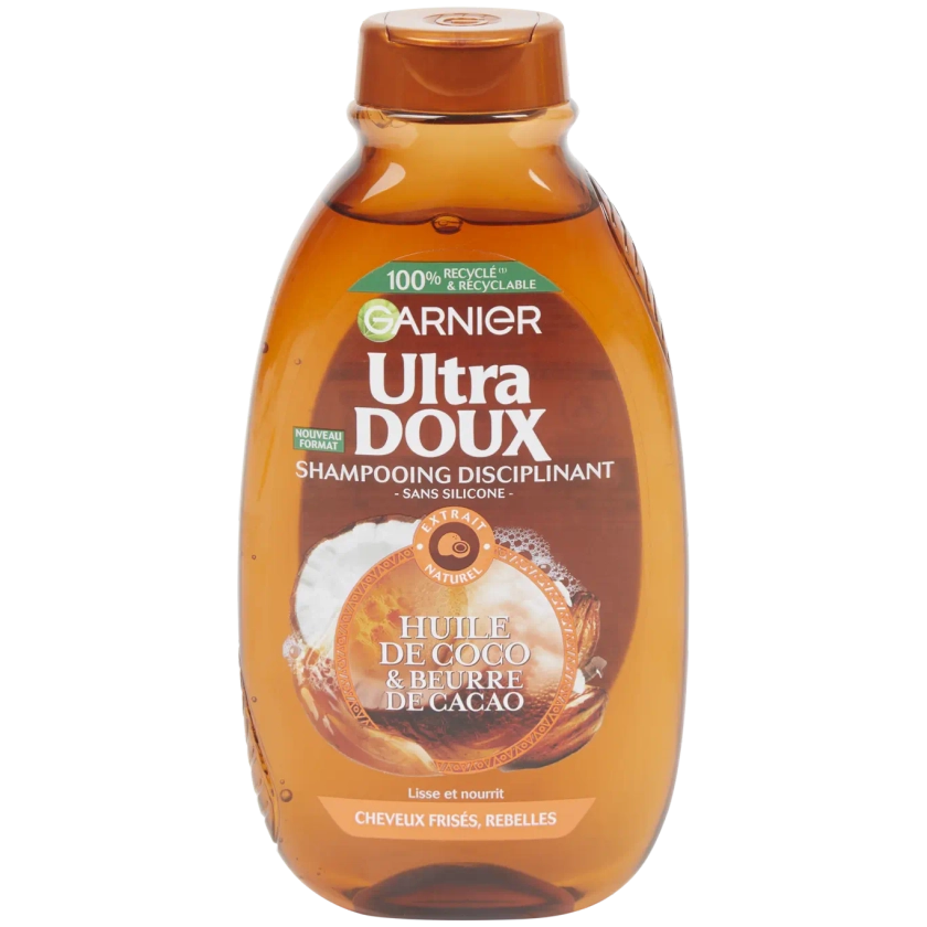 Shampoing Garnier Ultra Doux Huile de coco et beurre de cacao