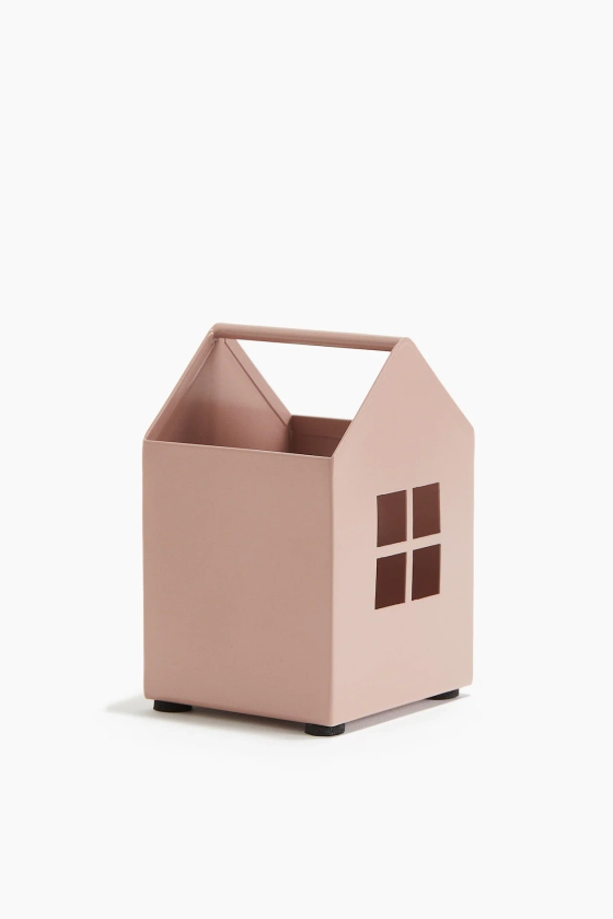 Huisvormige potloodhouder - Dusty roze - HOME | H&M NL