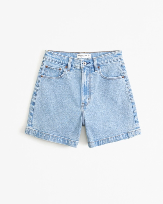 Women's High Rise Dad Short | Women's Bottoms | Abercrombie.com