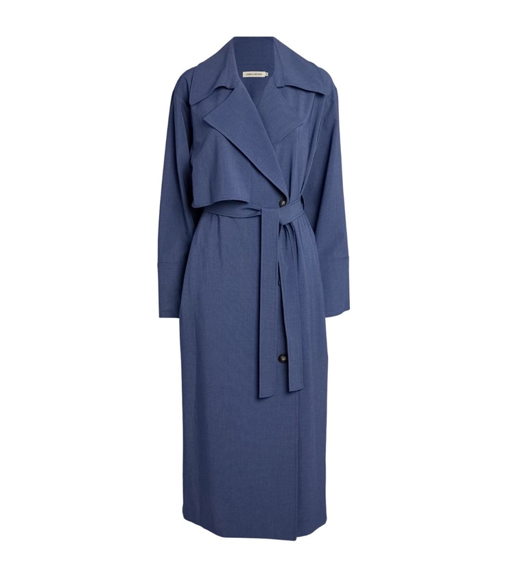 Womens CAMILLA AND MARC blue Haze Trench Coat | Harrods UK