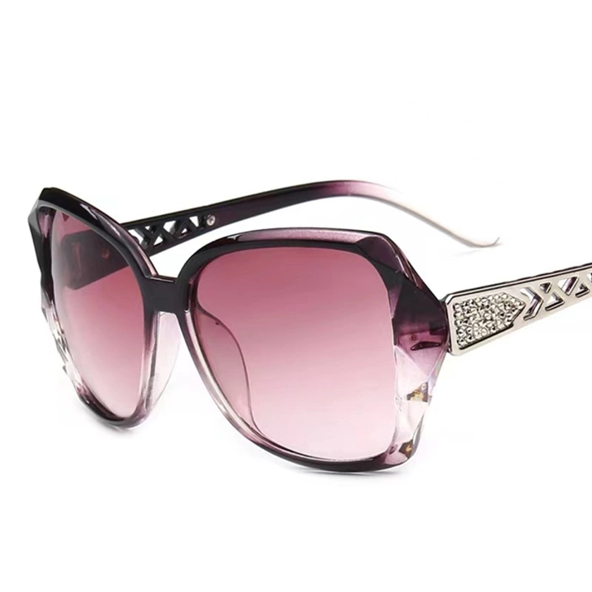 Tinted Lens Geo Frame Fashion Glasses Elegant Shades Beach Accessories