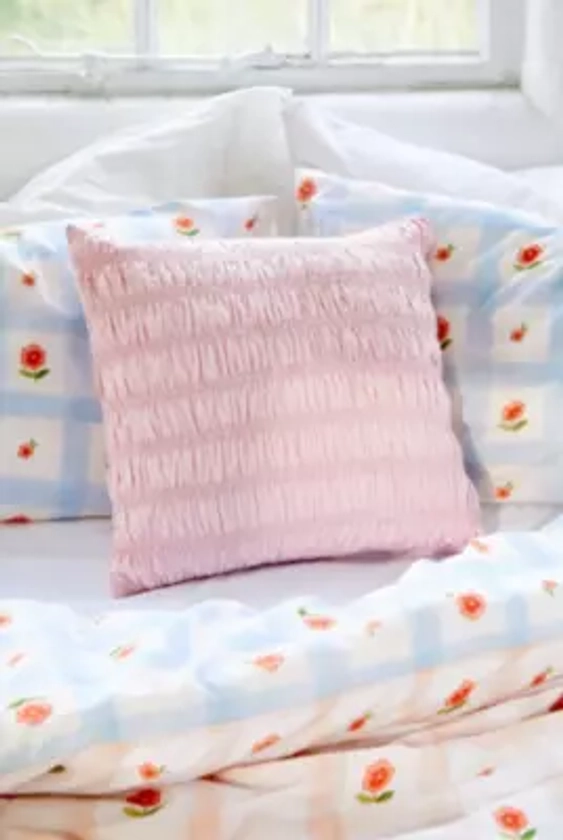 Pink Cinched Cushion 