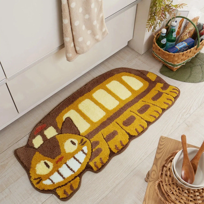 My Neighbor Totoro Catbus High-quality Soft Shaggy Rug - Ghibli Store