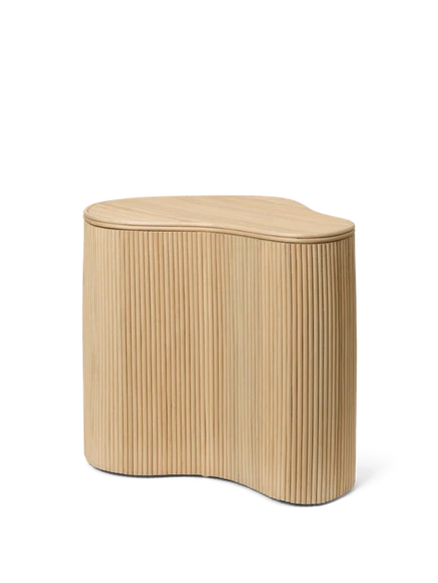 Isola Storage Table | Elegant rattan storage table | ferm LIVING