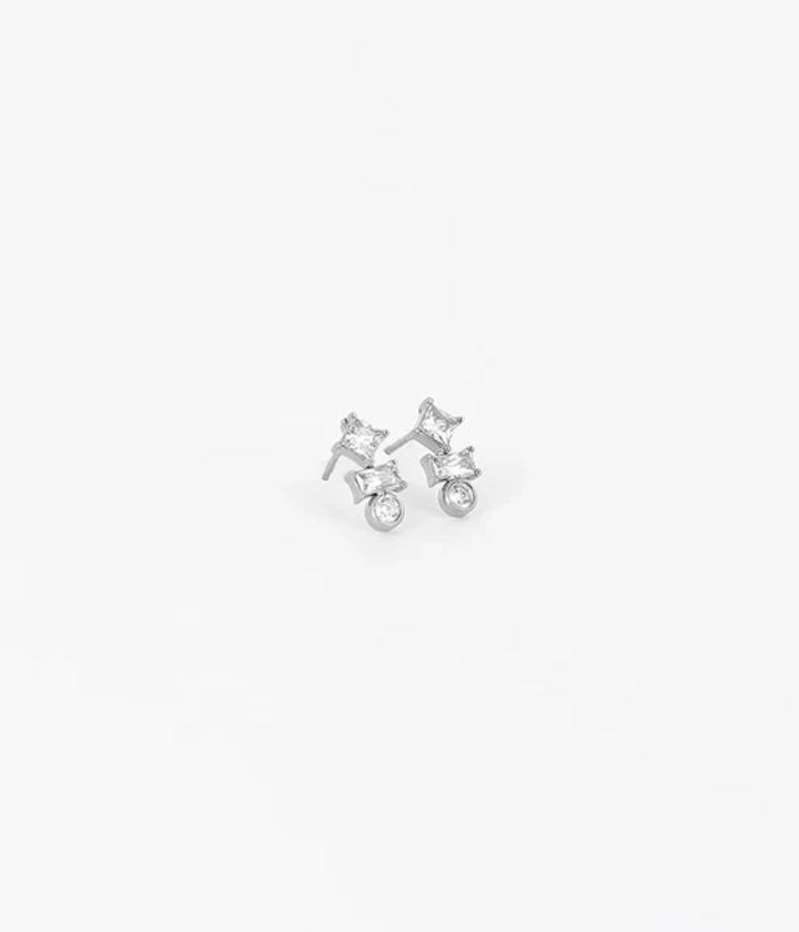 Boucles d'oreilles Lauder (Acier)