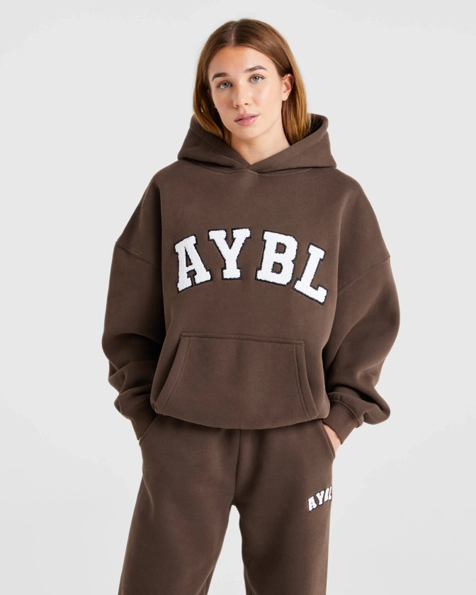 Varsity Oversized Hoodie - Bruin