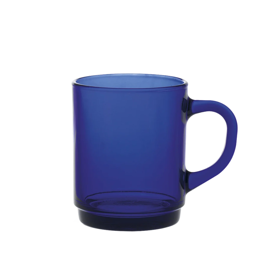 [MM]Versailles - Mug en verre transparent 26 cl (Lot de 6) - Saphir - Duralex® Boutique