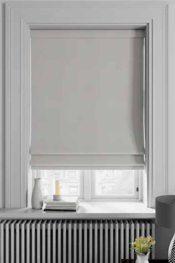 Buy Ecru Natural Soho Made To Measure Roman Blind from the Next UK online shop