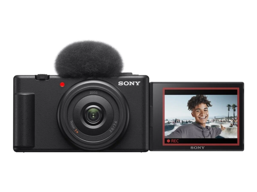 Sony ZV-1F/B 20.1 Megapixel Compact Camera, Black