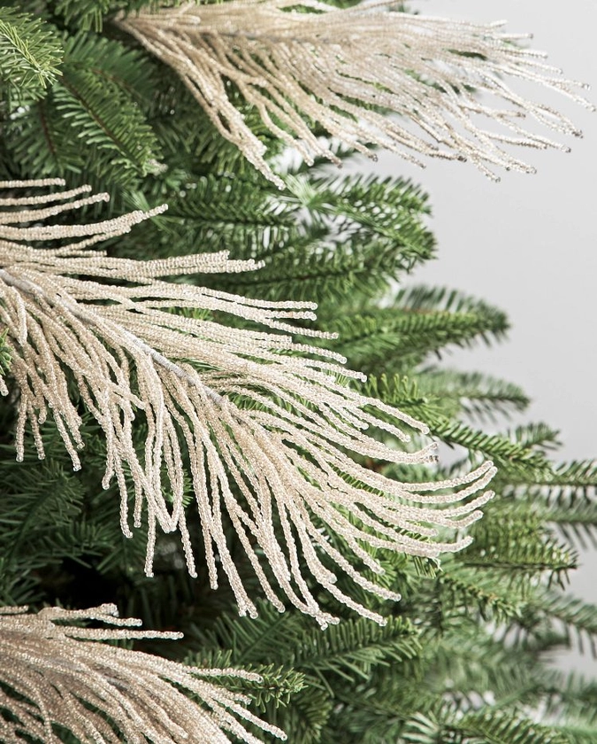 Beaded Feather Christmas Tree Picks | Balsam Hill