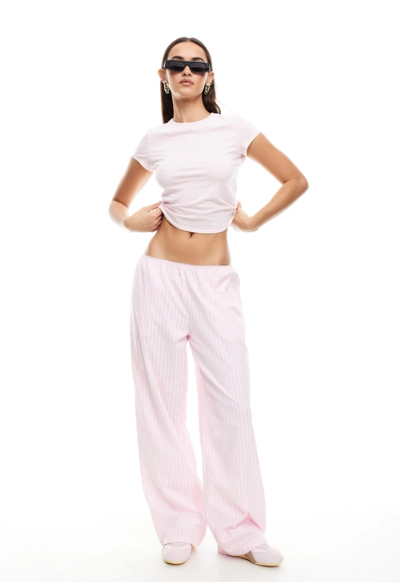 IN BLOOM PANT - PALE PINK