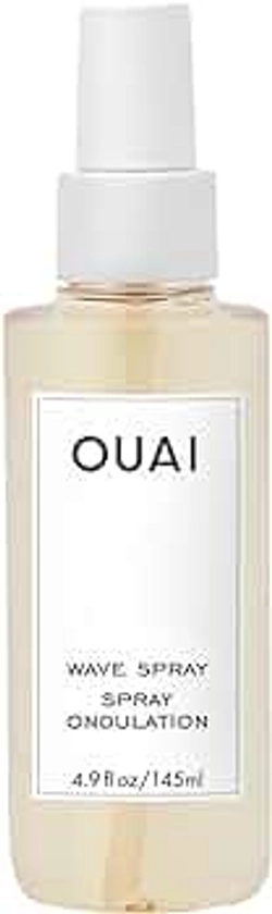 OUAI Wave Spray - Texture Spray for Hair with Coconut Oil and Rice Protein - Adds Texture, Volume & Shine for Effortless Beach Waves - Paraben Free, Safe for Color & Keratin-Treated Hair (4.9 fl oz)