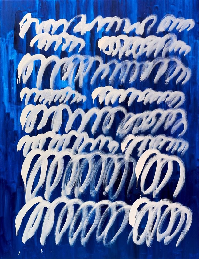 White curves Painting