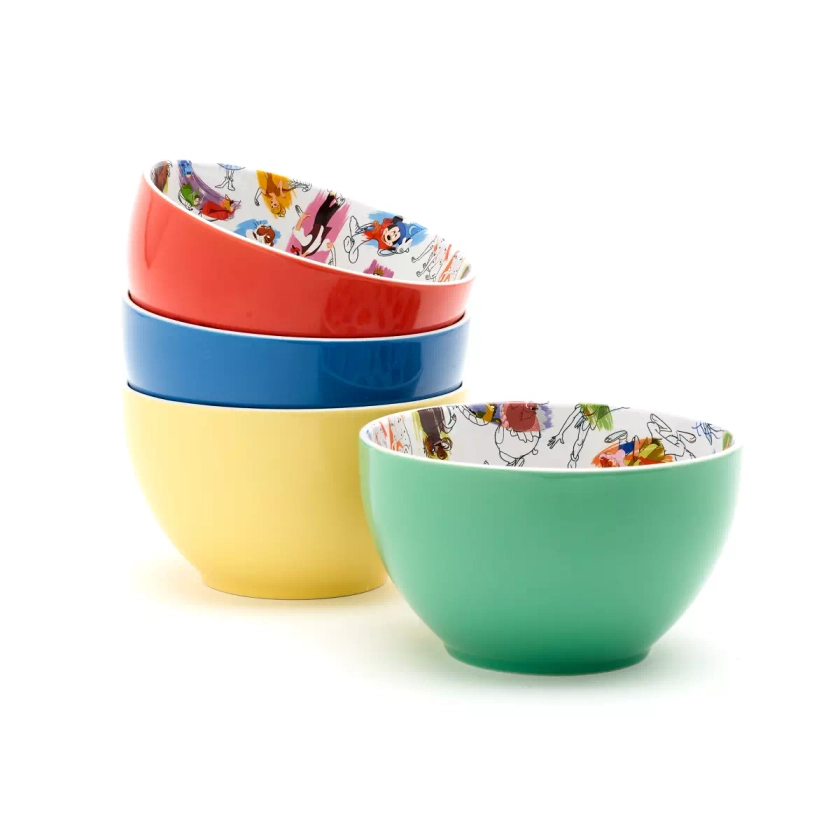 Disney Ink & Paint Bowls, Set of 4 | Disney Store