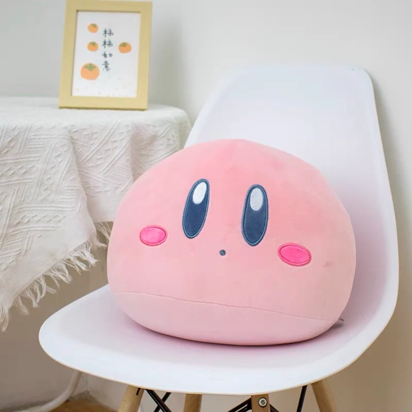Kawaii Pink Round Kirby Plush