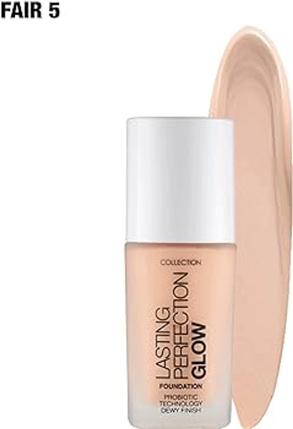 Collection Cosmetics Lasting Perfection Glow Foundation, Medium to Full Coverage, 27ml, Fair