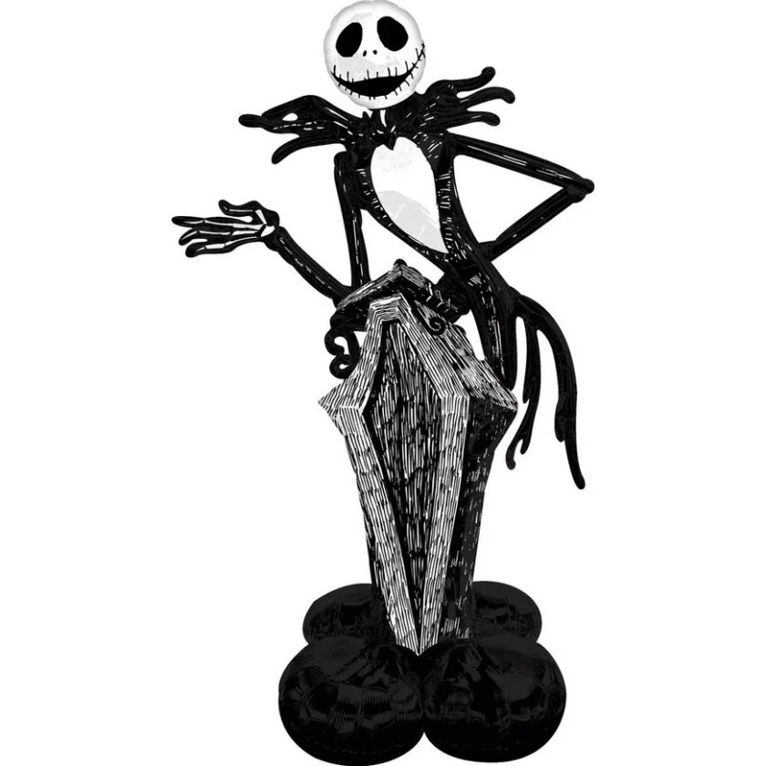 AirLoonz® Jack Skellington Balloon, 5.33ft - The Nightmare Before Christmas