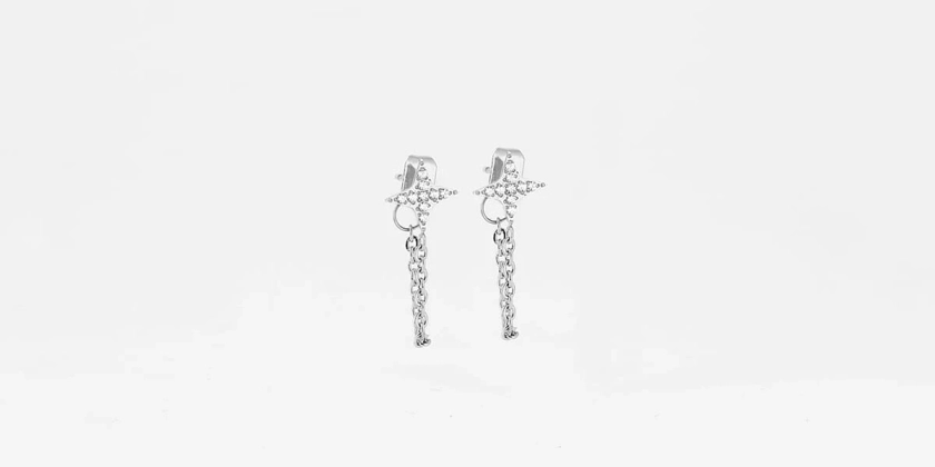 Boucles d'oreilles Stella (Acier)