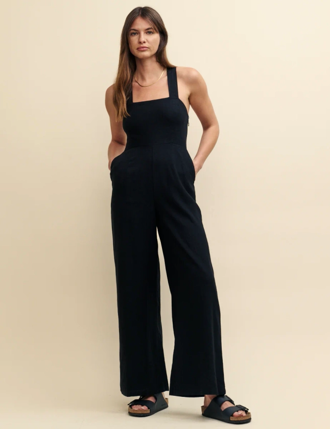 Black Criss Cross Back Maisie Jumpsuit