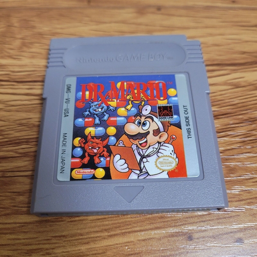 Dr. Mario Nintendo Game Boy, 1990 - Tested