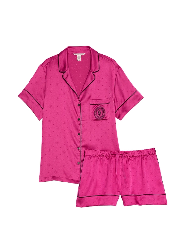 Acheter Pyjama coordonné court en satin – Commander des pyjamas en ligne 5000006214 – Victoria's Secret