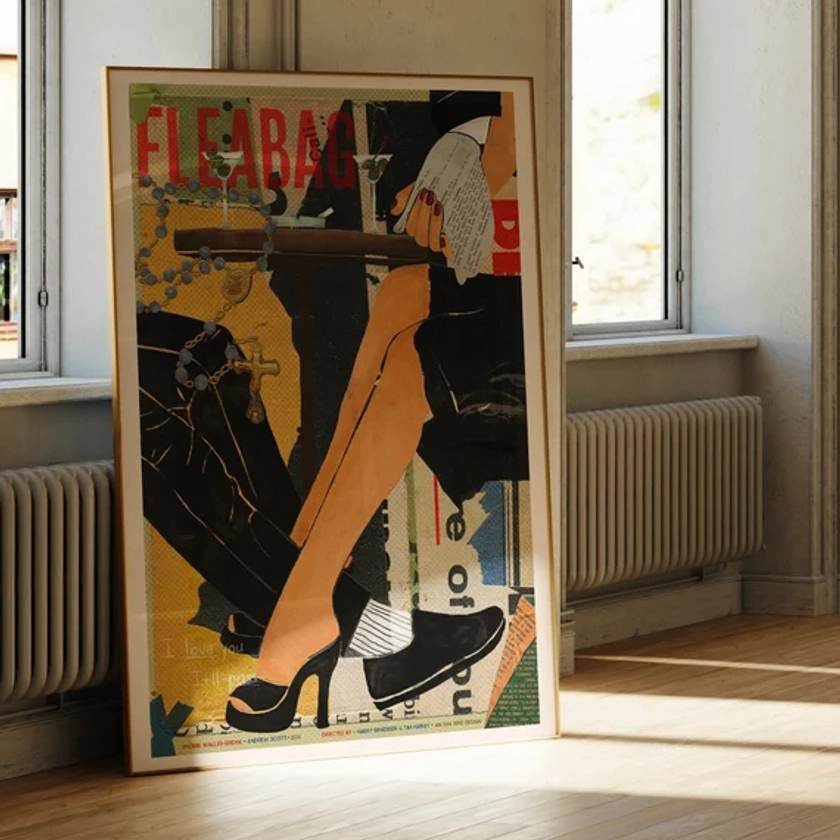 Poster Fleabag: poster verticali opachi premium progettati e illustrati