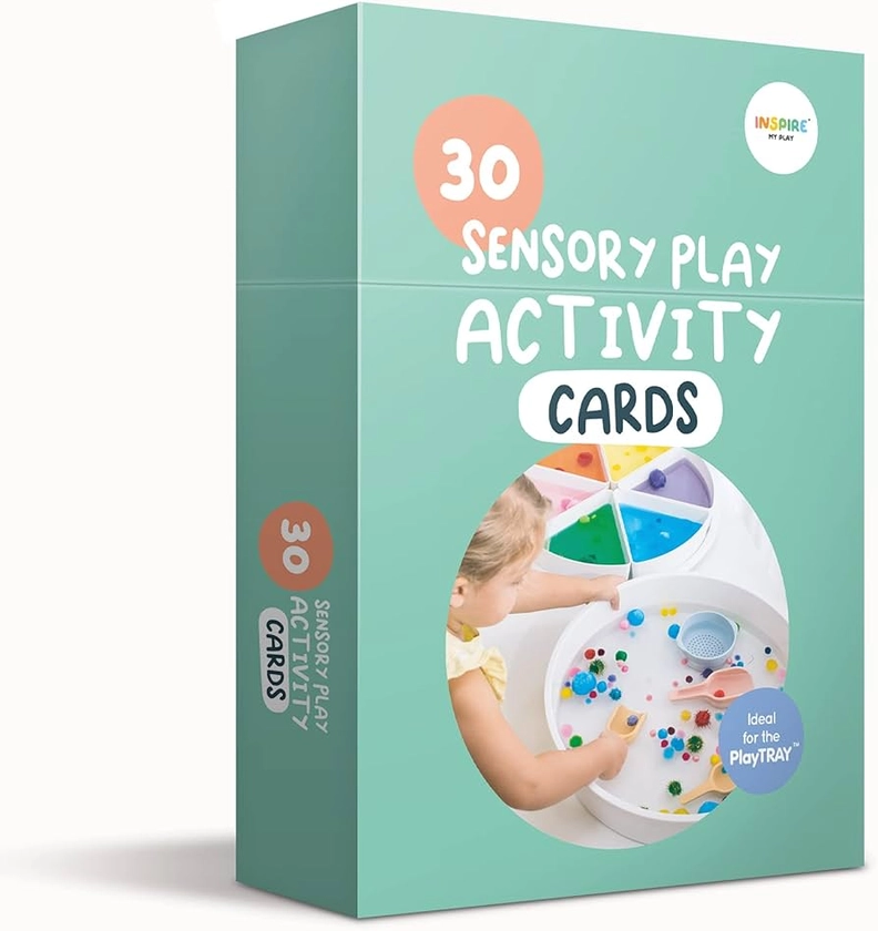 Inspire My PLAY - 30 x Sensory Play Activity Cards - Inspiration for Creative Play Activities - Sensory Cards for Learning