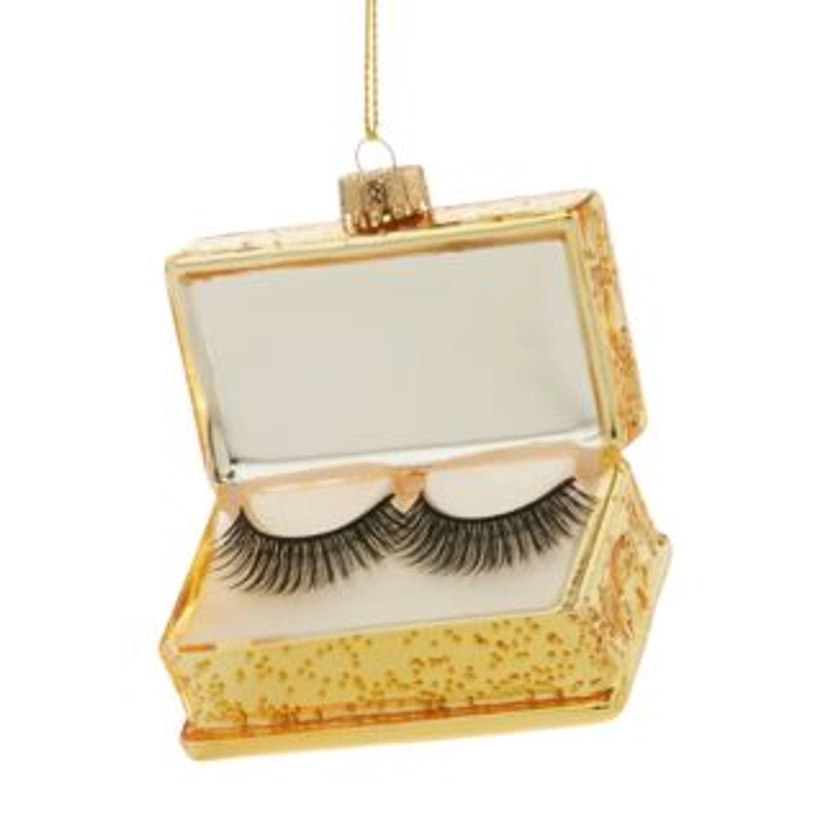 Bloomingdale's Glass Gold Eyelashes Ornament - Exclusive | Bloomingdale's 