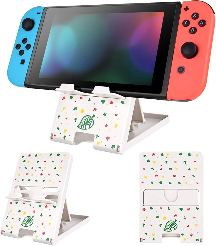 DLseego Stand Compatible with Switch/Switch OLED/Switch Lite, Switch Stand, Adjustable Playstand for Switch OLED, and non-slip- Animal Crossing : Amazon.co.uk: PC & Video Games