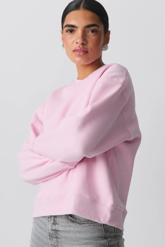 Basic sweater - Roze - Dame - Gina Tricot