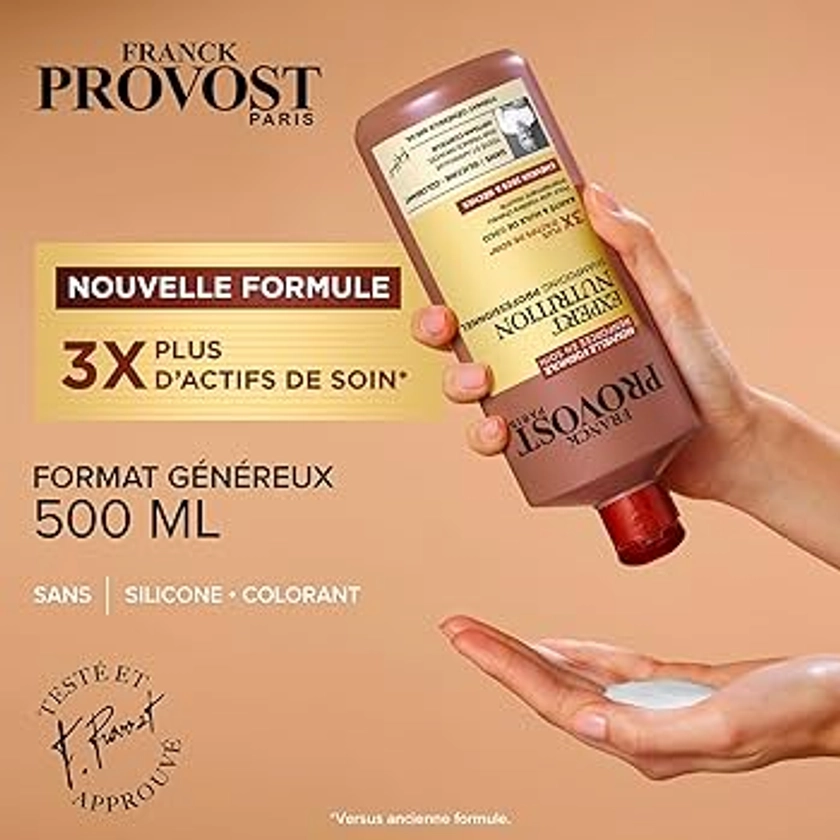 Franck Provost Shampoing Expert Nutrition 500ml : Amazon.fr: Beauté et Parfum