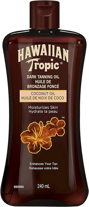 Hawaiian Tropic Moisturizing Dark Tanning Oil, 240ml