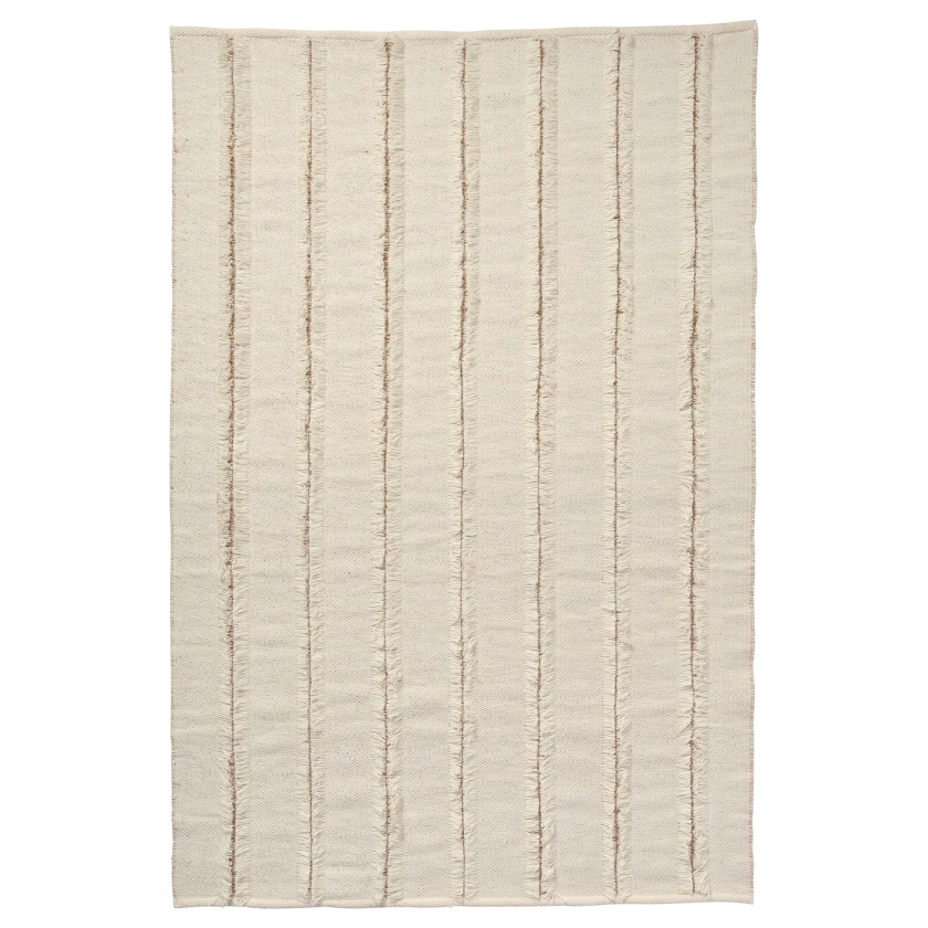 PEDERSBORG Tappeto, tessitura piatta - naturale/bianco sporco 133x195 cm