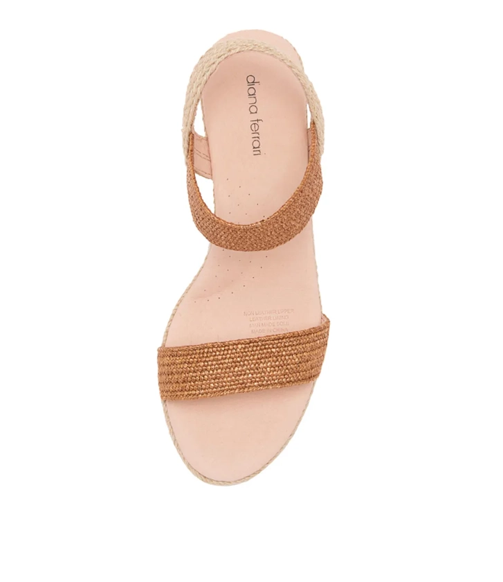 Havan Tan Weave Elastic Espadrilles