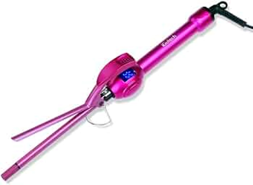 9mm Curling Iron Hair Curler,3/8 Inch Small Barrel Curling Iron Ceramic for Long & Short Hair