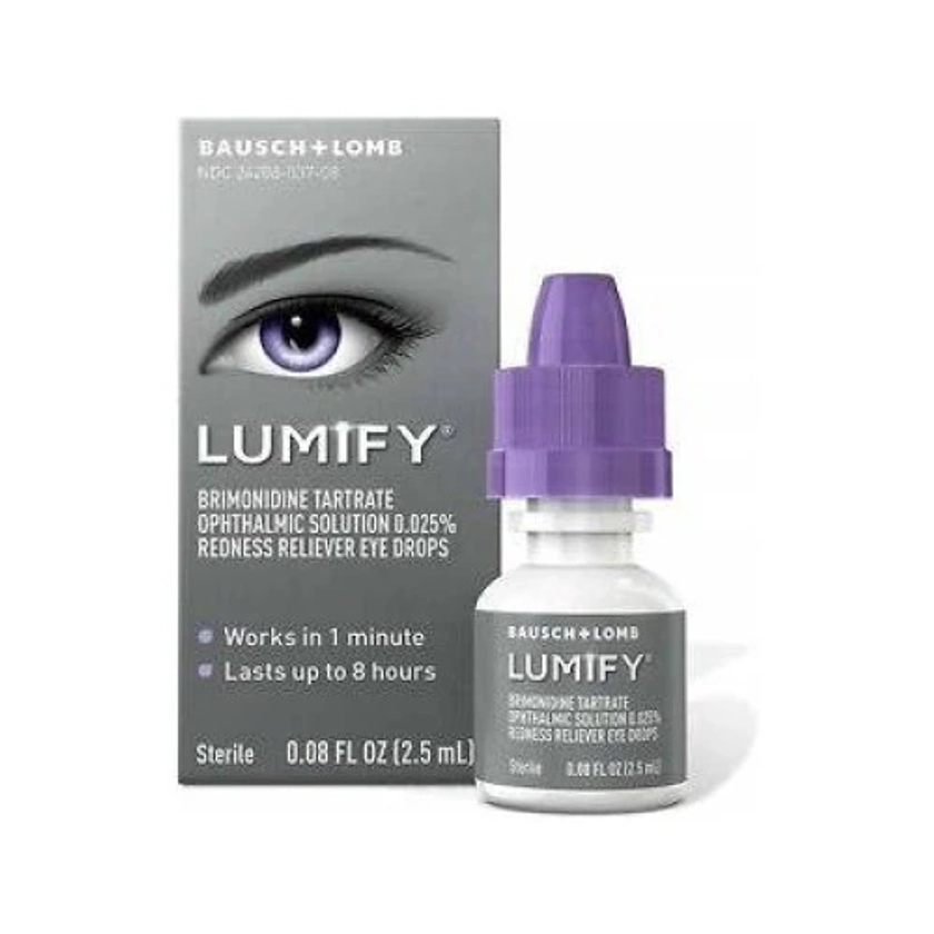 Picaturi pentru ochi Lumify, reduc roseata si iritatiile, 2,5ml, unisex