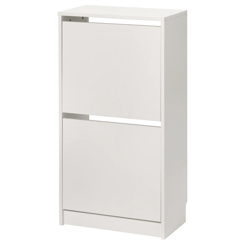 BISSA armoire à chaussures 2 casiers, blanc, 49x28x93 cm - IKEA