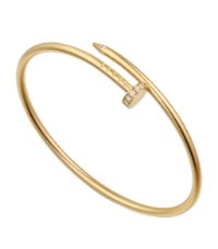 Cartier Small Yellow Gold and Diamond Juste un Clou Bracelet | Harrods NL