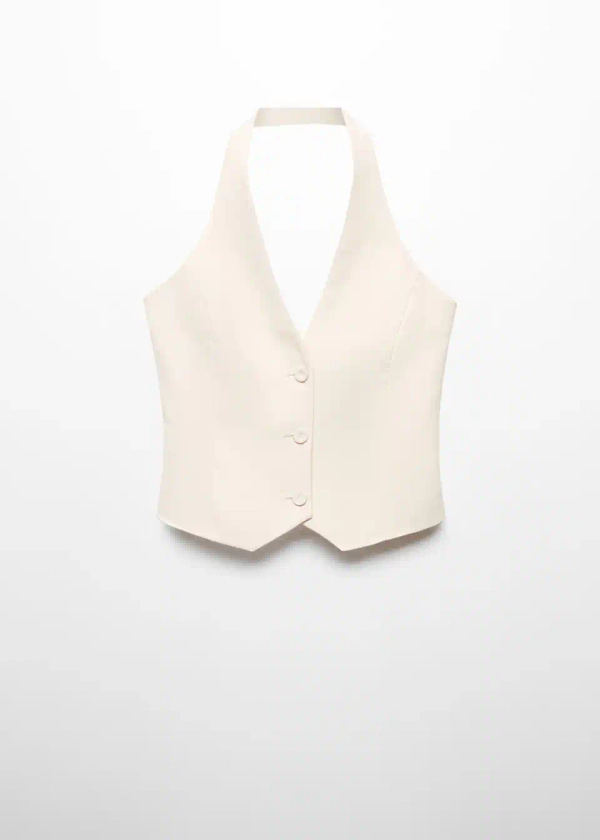 Suit vest with buttons - Women | Mango USA