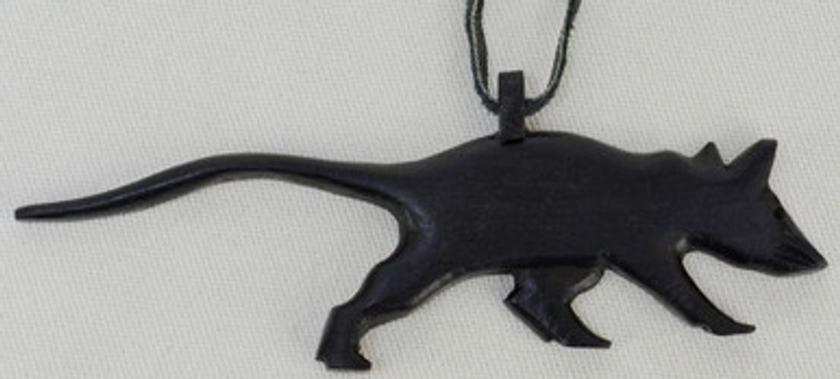 APOPO Exclusive Artisan Carved HeroRATs Pendant with Leather tie
