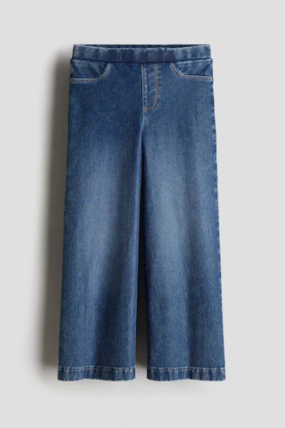 Wide Denim-look Pants