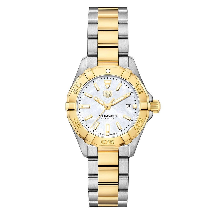 TAG Heuer Aquaracer 27mm Gold Plated and Stainless Steel Ladies Watch