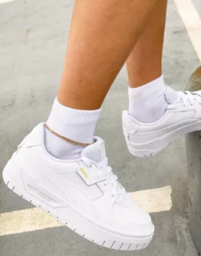 PUMA Cali Dream sneakers in triple white | ASOS