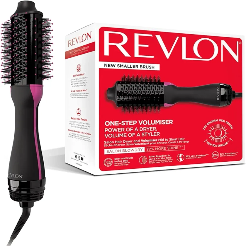 REVLON Salon One-Step Sèche-cheveux volumisant, cheveux mi-longs à courts, RVDR5282UKE : Amazon.fr: Beauté et Parfum
