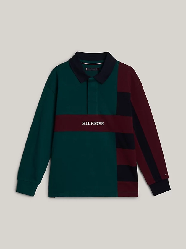 Polo coupe standard Adaptive colour-block | Vert | Tommy Hilfiger